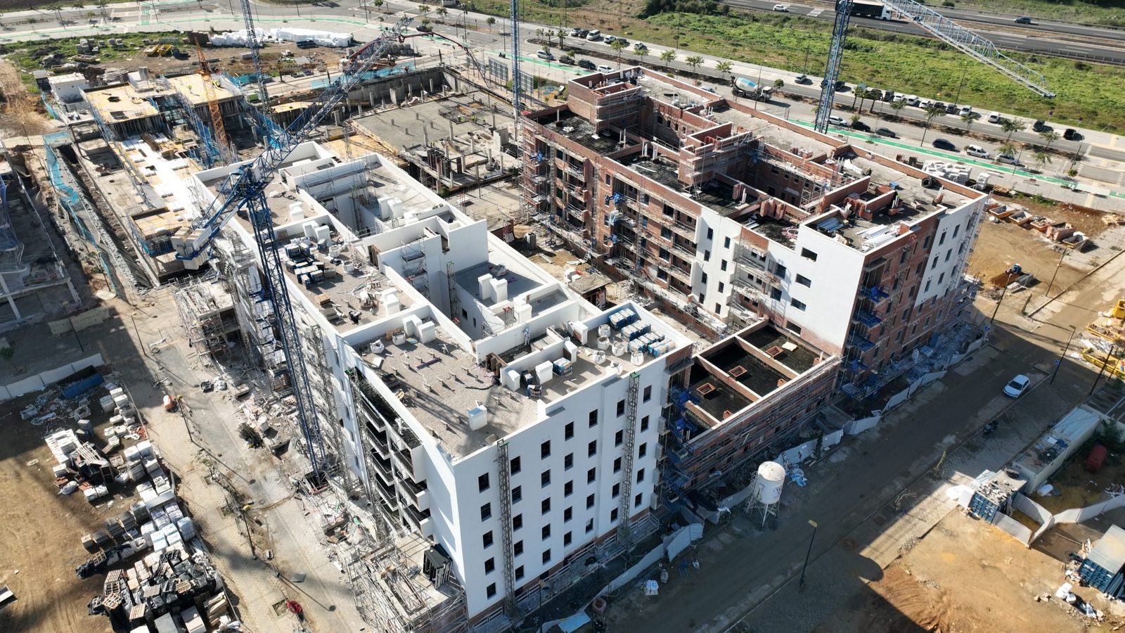 Residential development seen from the air