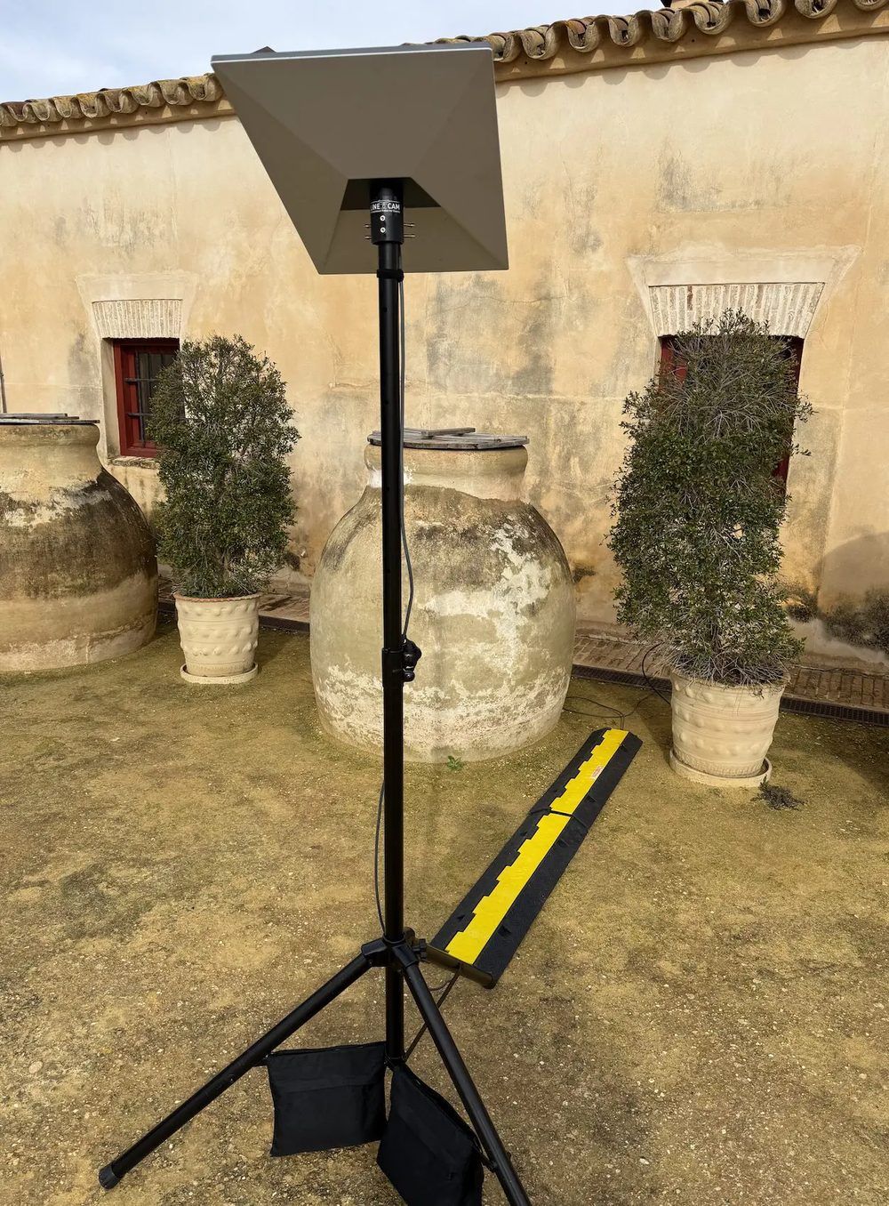 Antena Starlink y equipamiento de red